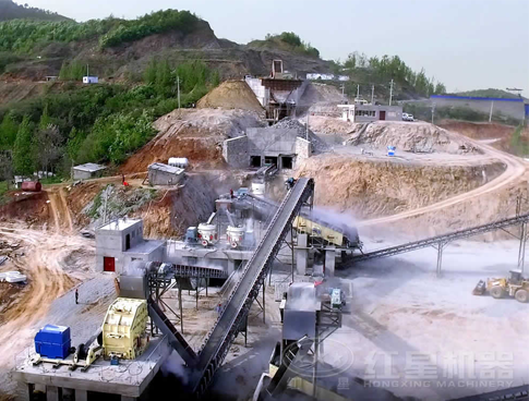 玄武巖破碎生產線